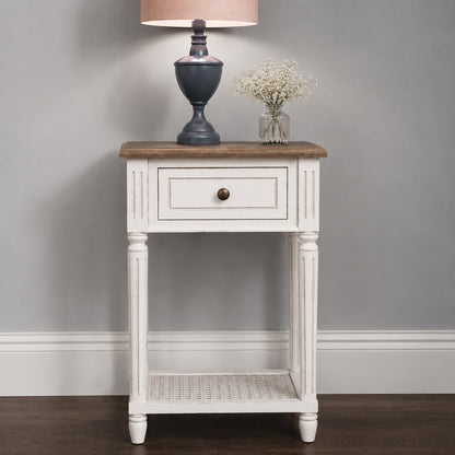 Helena French Side Table with one Drawer