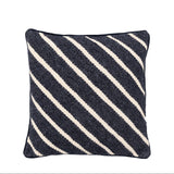 Hemsby Stripe Woven Cushion Ink