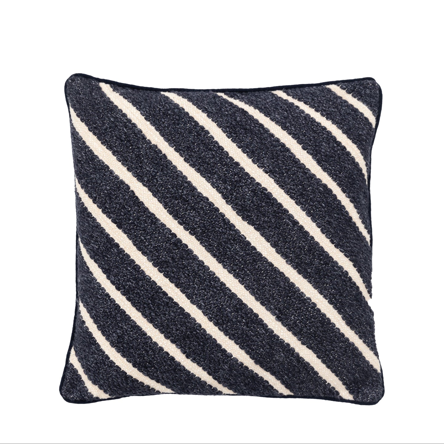 Hemsby Stripe Woven Cushion Ink