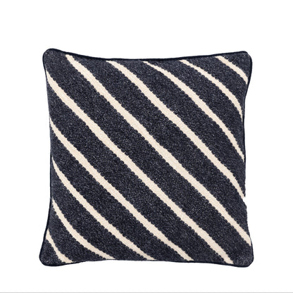Hemsby Stripe Woven Cushion Ink
