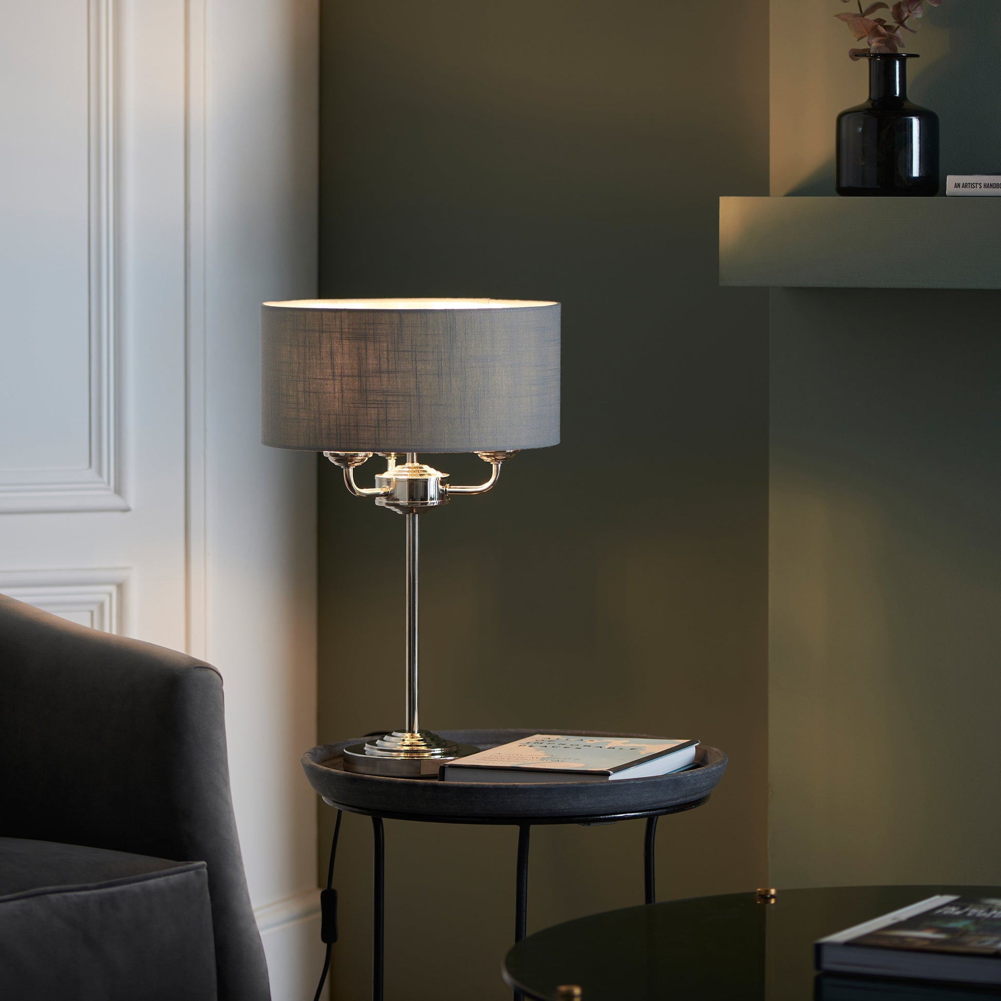 Highclere 3 Light Table Lamp