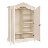 Ivory French Large Wardrobe