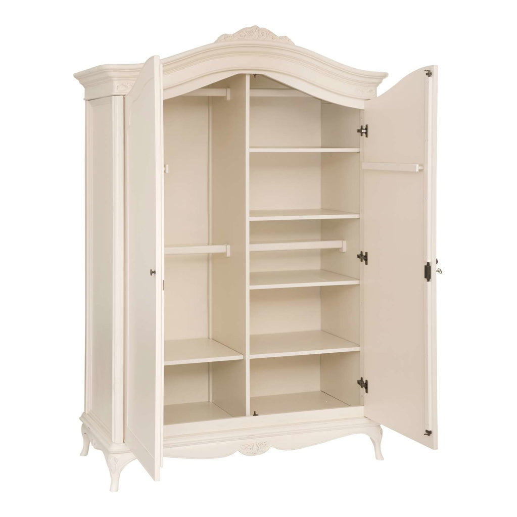 Ivory French Large Wardrobe