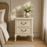 Isabella Ivory French Bedside Table