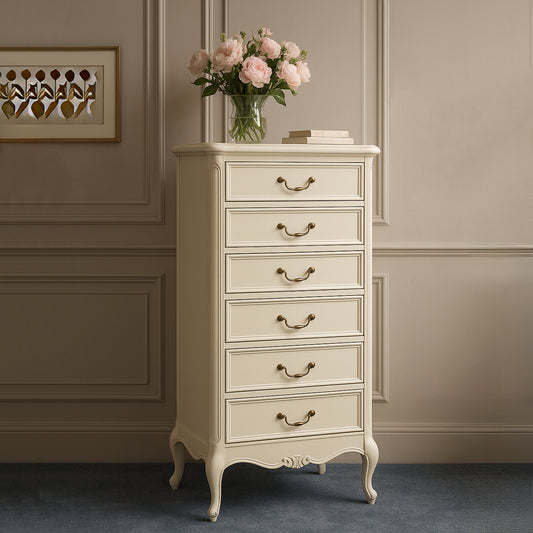 Isabella Ivory French Tall Chest