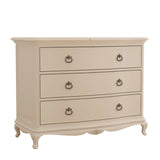 Ivory French 3 Drawer Chest