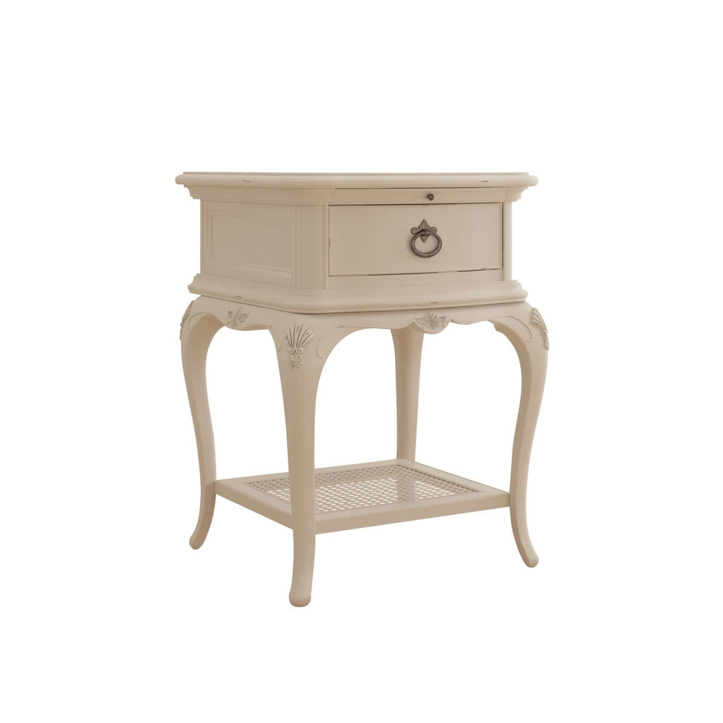 Ivory French Bedside Table