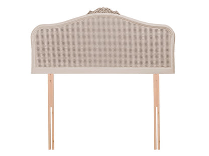 Ivory French Rattan Headboard