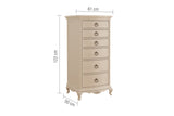 Ivory French Tall Chest
