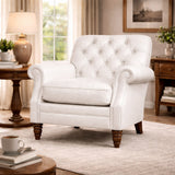 Kensington Brown Leather Armchair