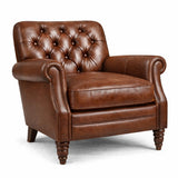 Kensignton_Leather_Button_Back_Armchair