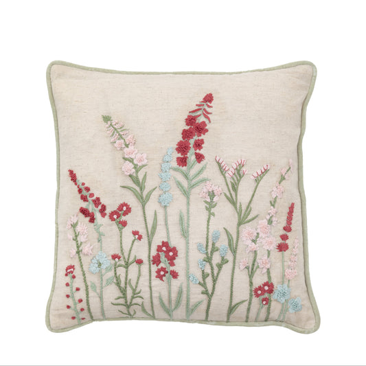Kilnsey Embroidered Meadow Cushion