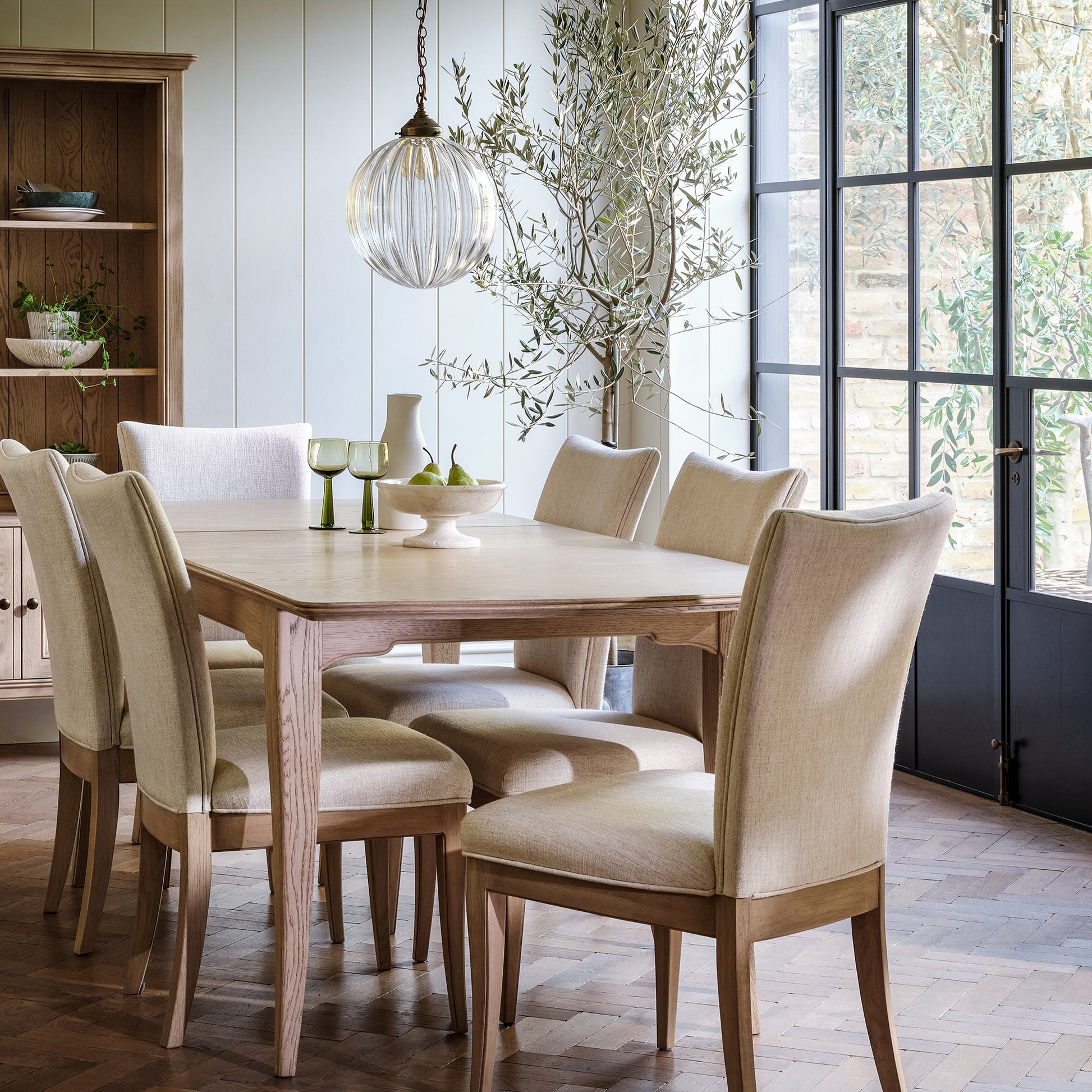 Toulon French Dining Chair and Table Life Style Image