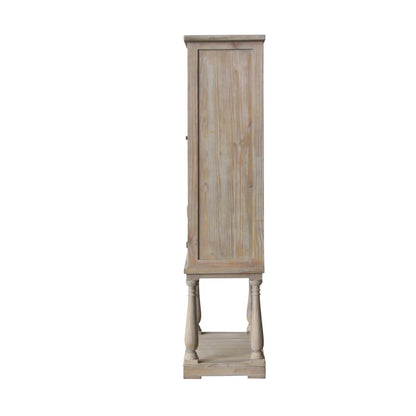 Lille Reclaimed Pine French Display Cabinet
