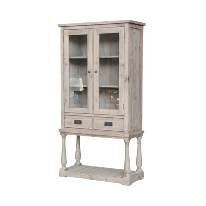 Lille Reclaimed Pine French Display Cabinet