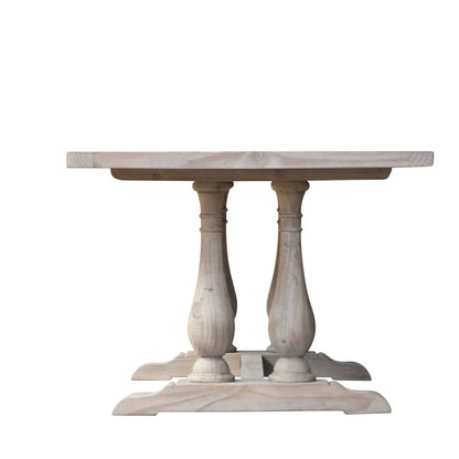 Lille Rustic Pine French Dining Table