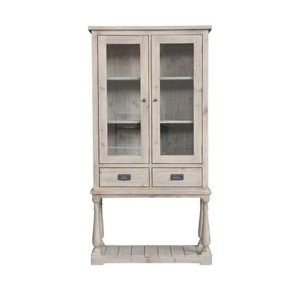 Lille Reclaimed Pine French Display Cabinet