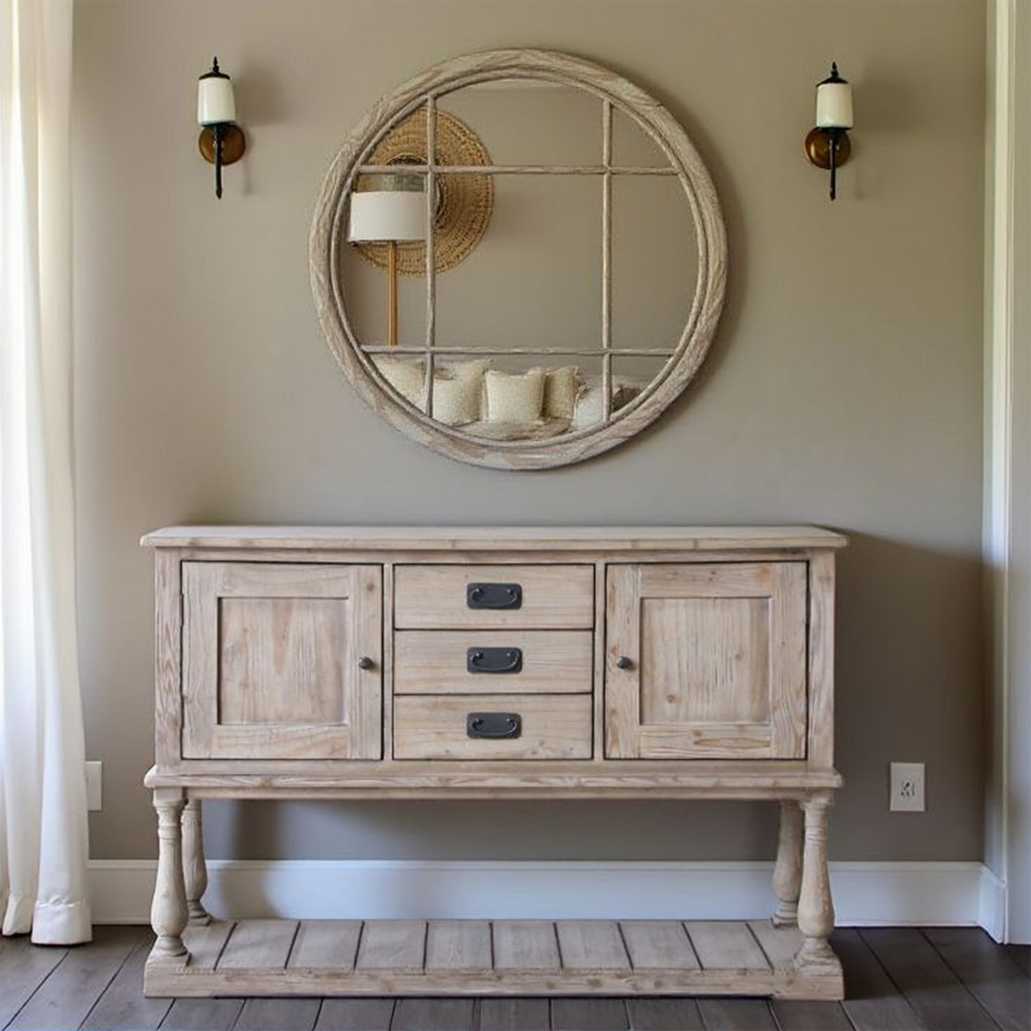 Lille Reclaimed Pine French Sideboard