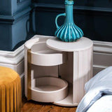 Lily High Gloss Bedside Table - Left