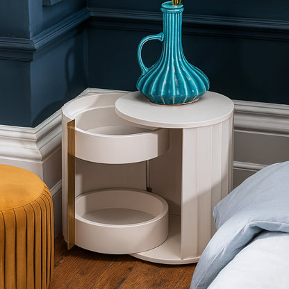 Lily High Gloss Bedside Table - Left