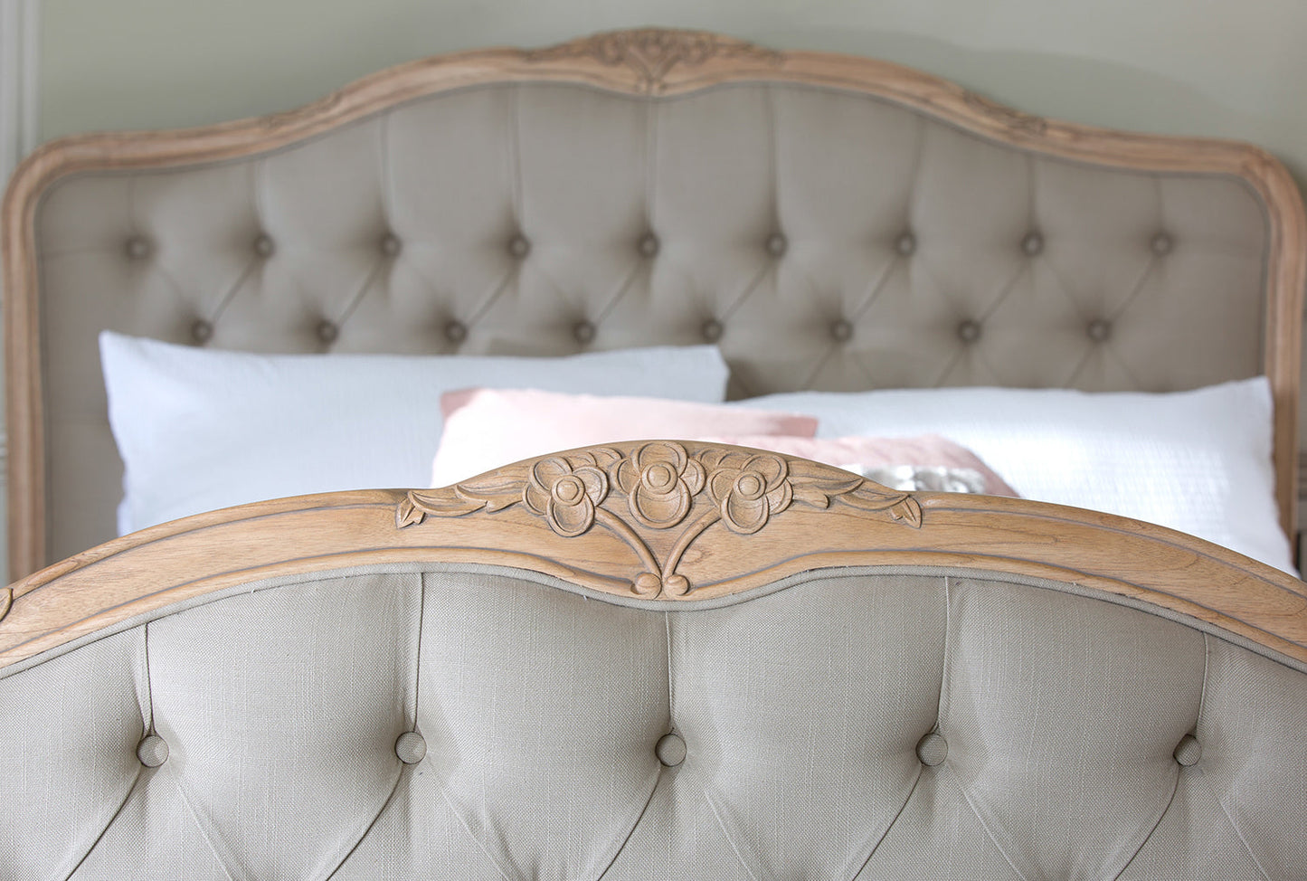 Limoges French Style Upholstered Bed