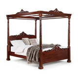 Lincoln French Mahogany 4 Poster Bed