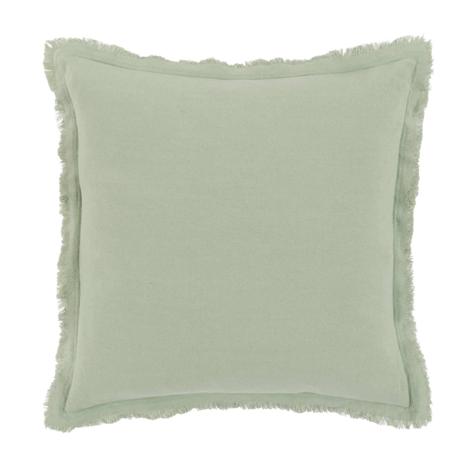 Linen Look Cushion 2 Pack Sage