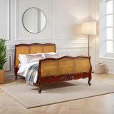 Louis XV French Style Rattan Bed