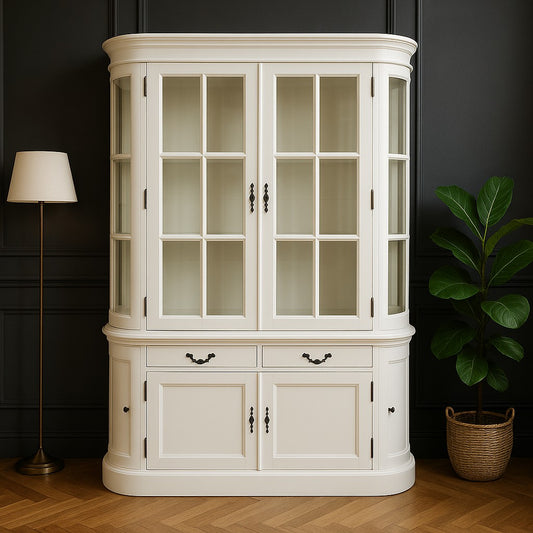 Louis Curved French Display Cabinet