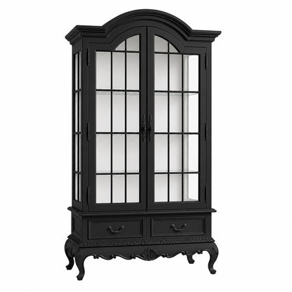 Louis French 2 Door Display Cabinet
