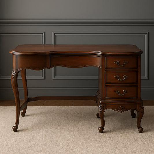 Louis Curved French Writing Desk