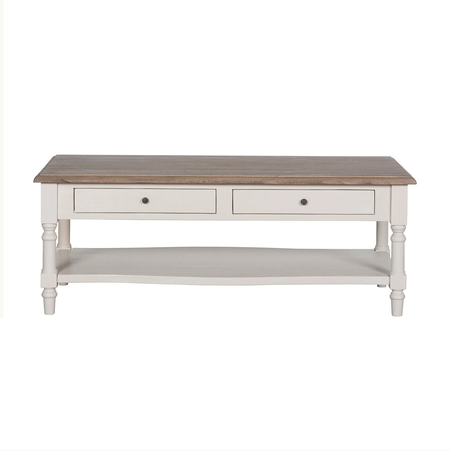 Lyon French Painted Coffee Table with Drawers