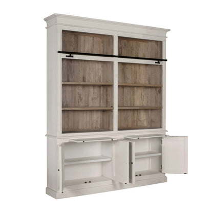 Lyon Large French Style Bookcase with Ladder