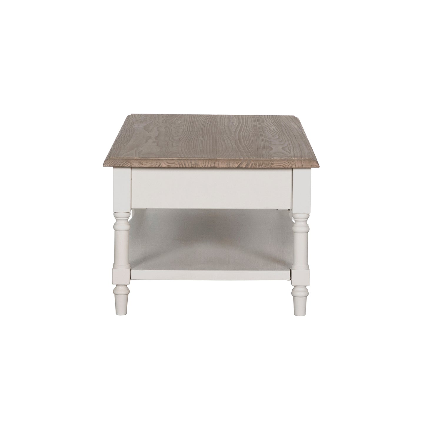 Lyon French Painted Coffee Table with Drawers