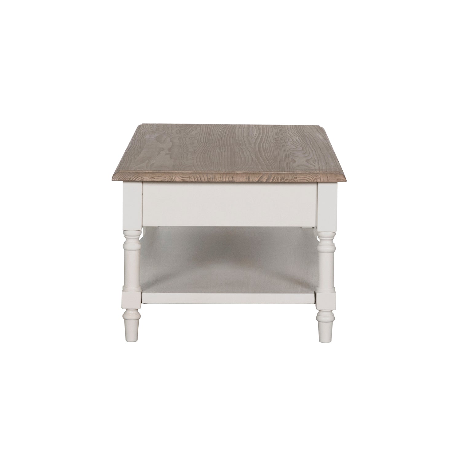 Lyon French Painted Coffee Table with Drawers