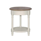 Lyon French Painted Round Side Table
