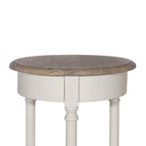 Lyon French Painted Round Side Table