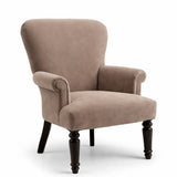 Alvar Mocha French Armchair