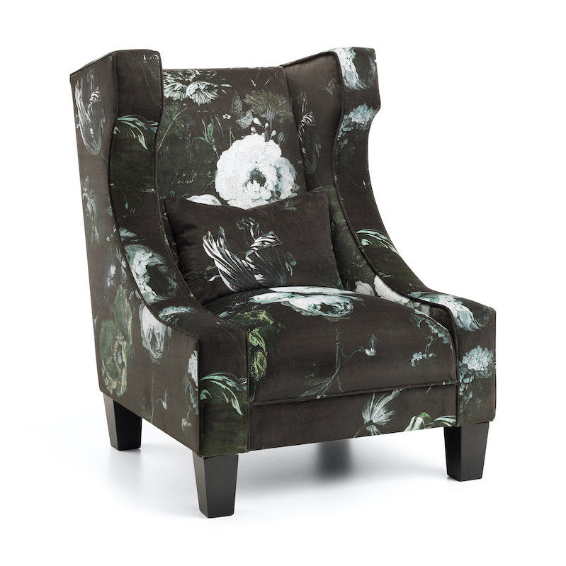 Midas Floral Patterned Upholstered Armchair