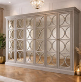 Mirrored Front French Large Wardrobe
