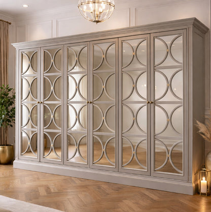 Mirrored Front French Large Wardrobe