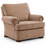Montpellier Champagne Grey Velvet Armchair