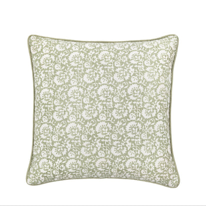 Morley Floral Cushion sage