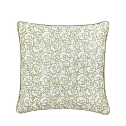 Morley Floral Cushion sage