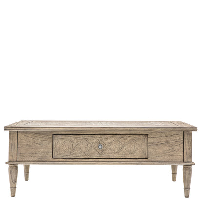 Mustique Coffee Table With Drawer