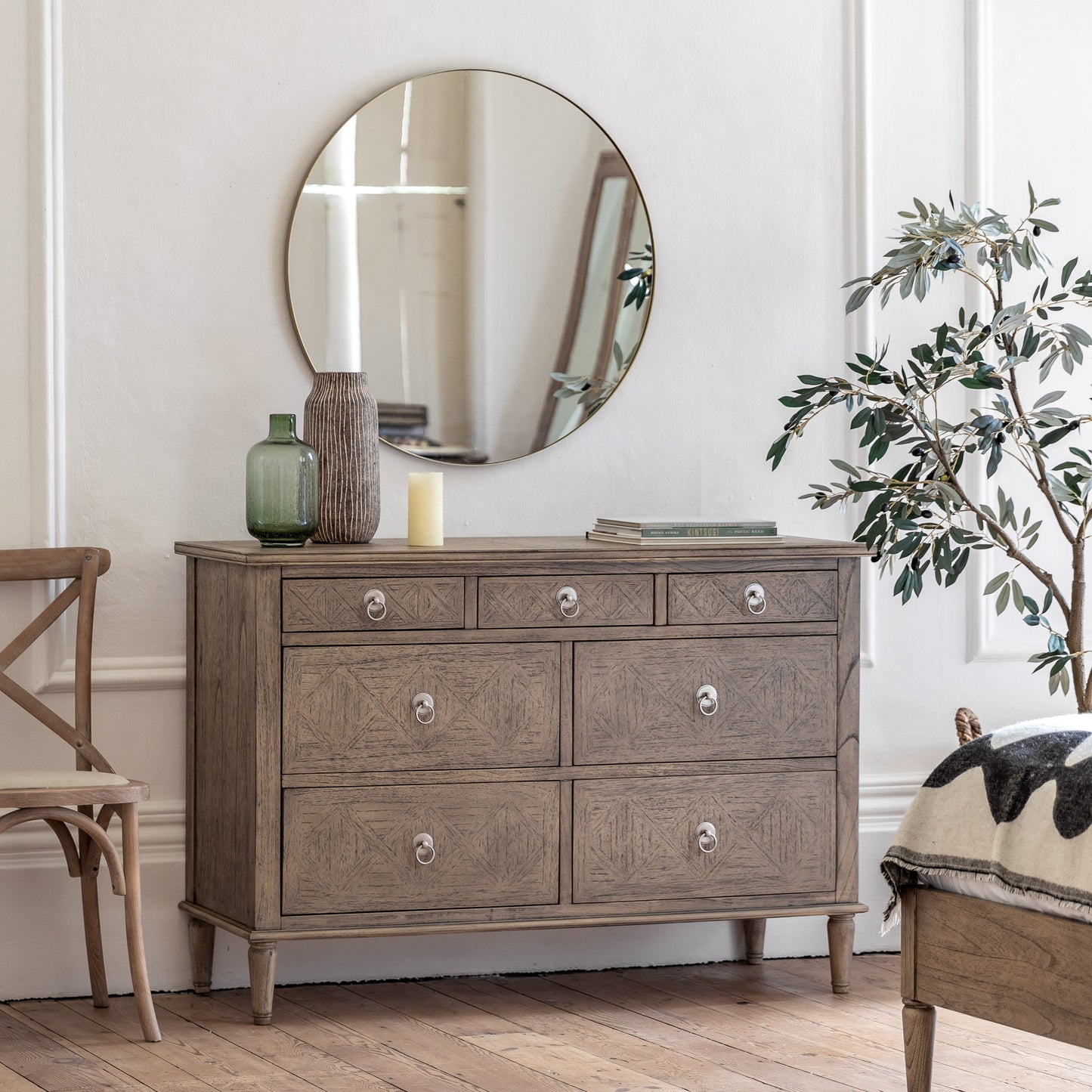 Mustique Weathered 7 Drawer Chest