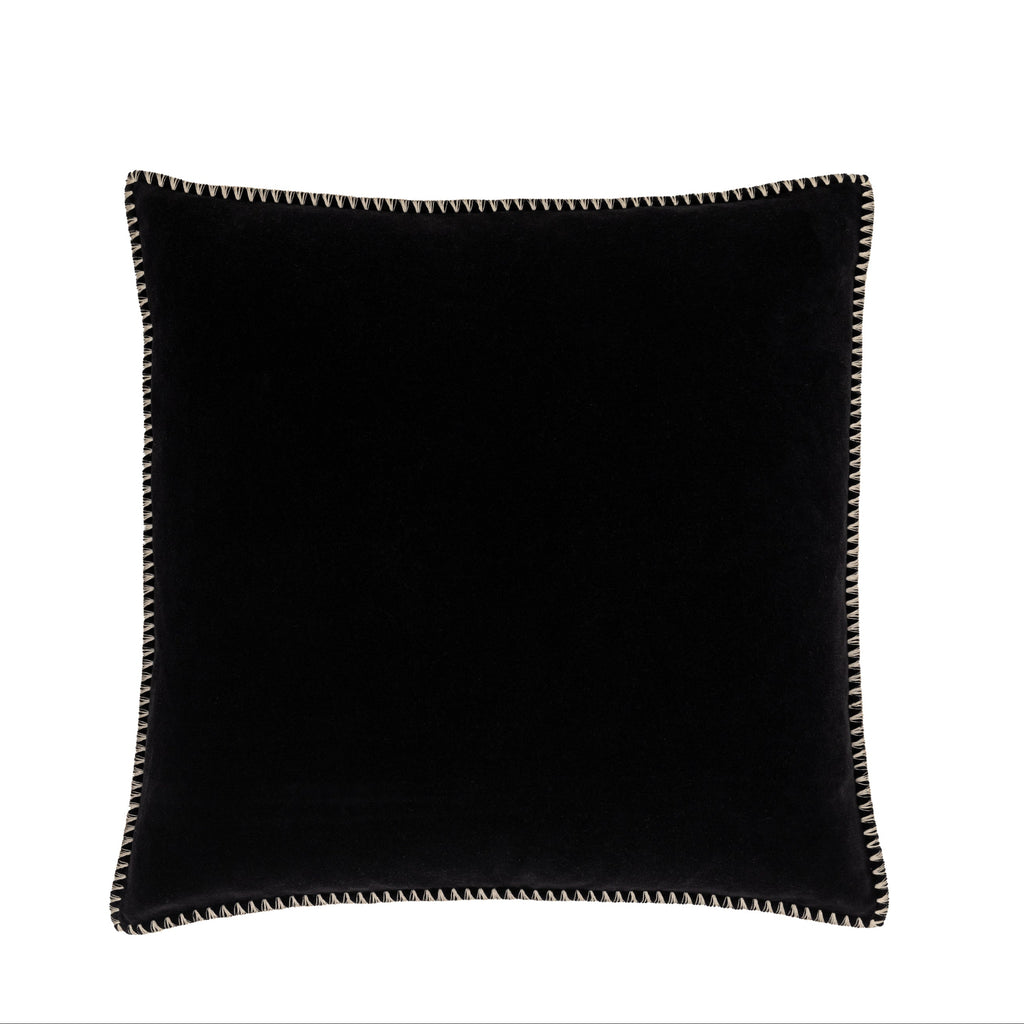 Nico Velvet Cushion Black