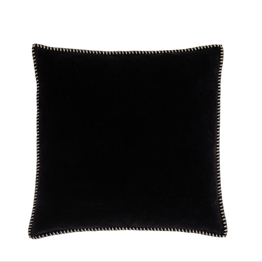 Nico Velvet Cushion Black