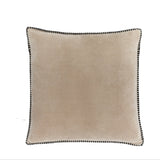 Nico Velvet Cushion Taupe