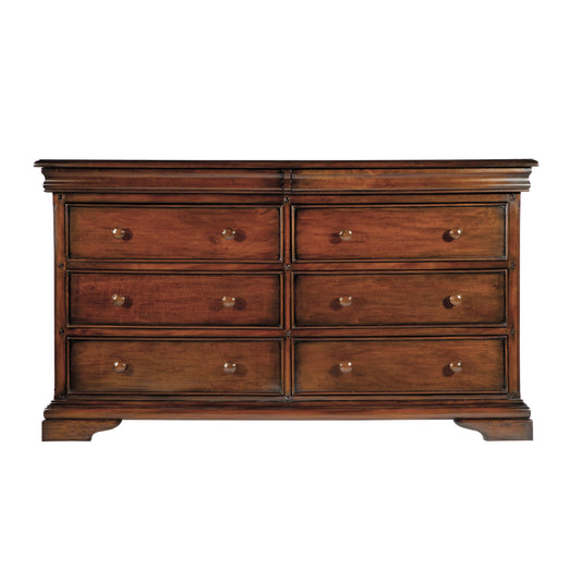 Normandie Sleigh French 8 Drawer Wide Chest